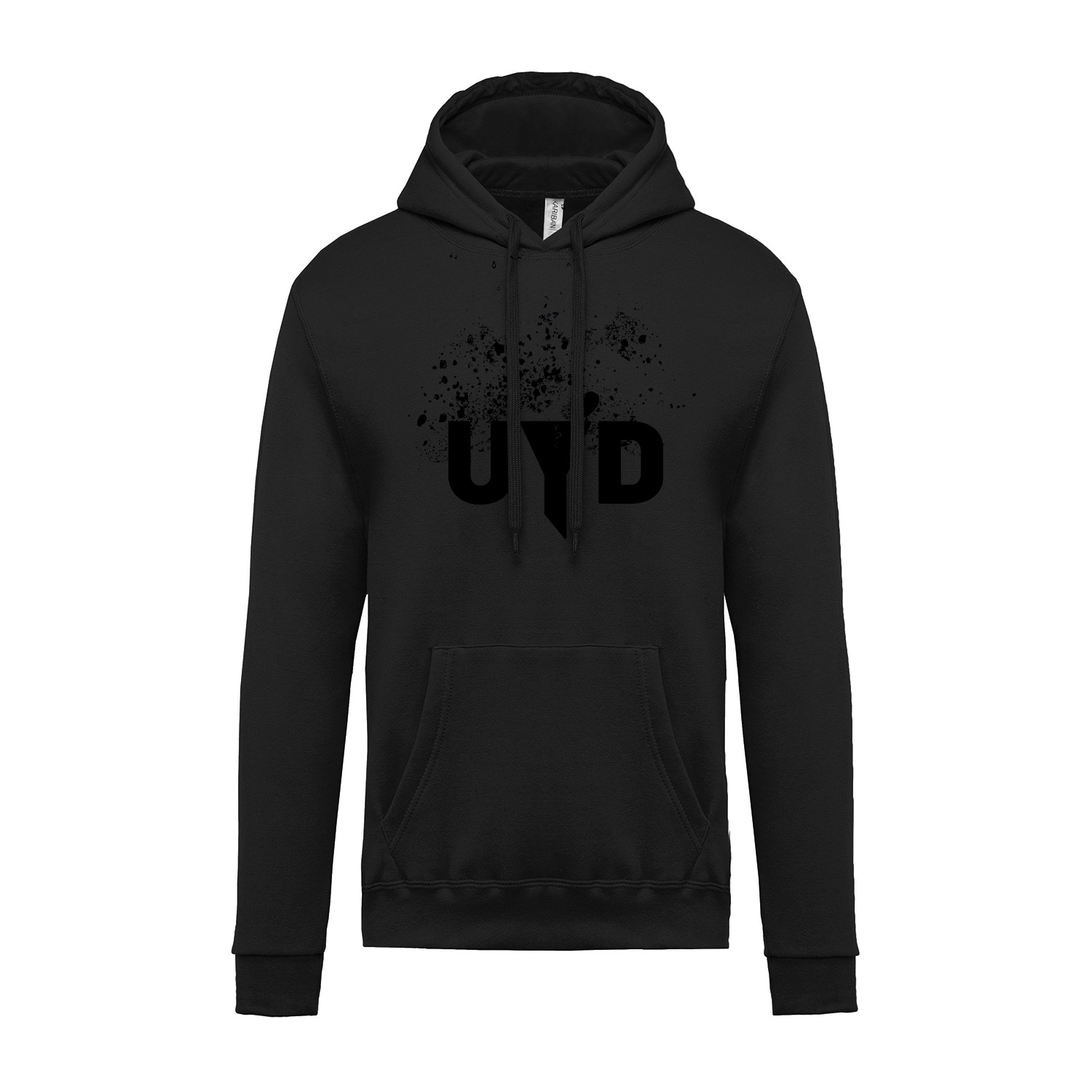 Hoodie »Logo Bold Black on Black«            