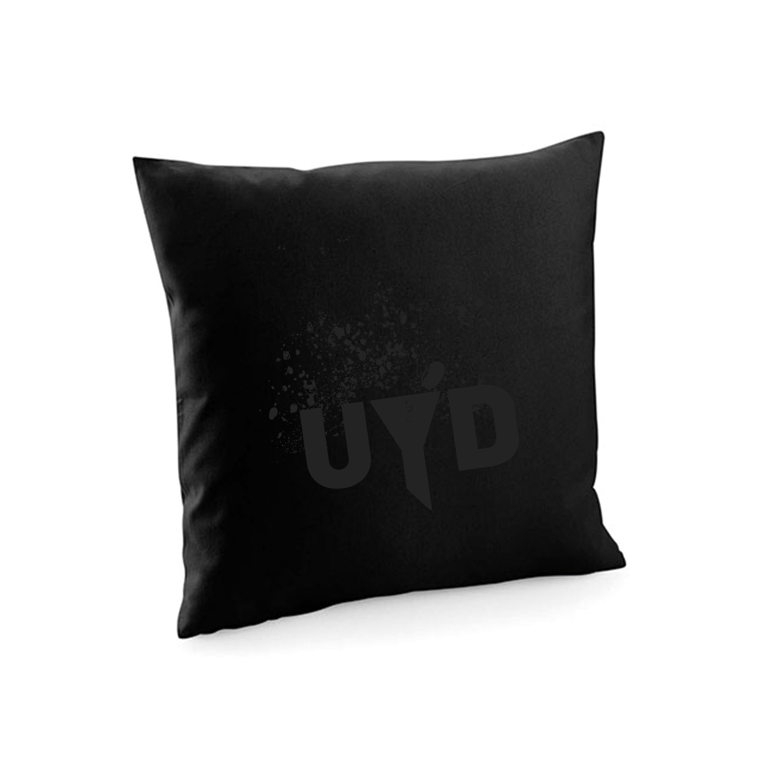 Kissenbezug Fairtrade »Logo Bold Black on Black«                