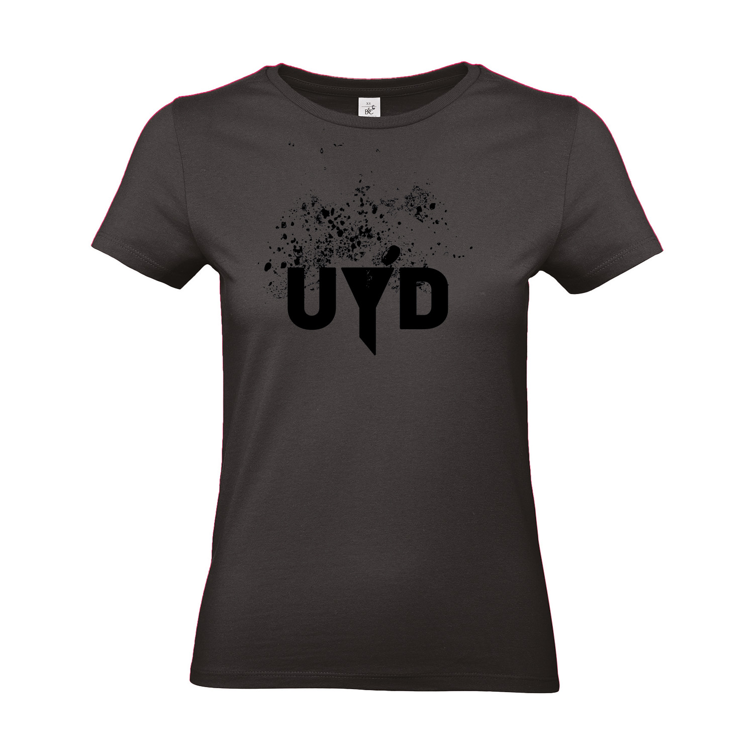 T-Shirt tailliert »Logo Bold Black on Black«          